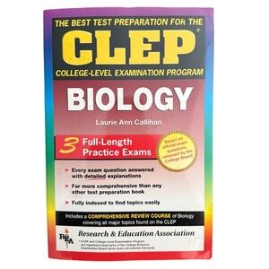 CLEP® Biology Test Prep Book by Laurie Ann Callihan – REA Study Guide